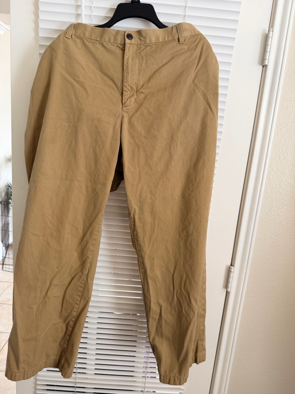 Lands' End Classic Chino Pants in Khaki Tan